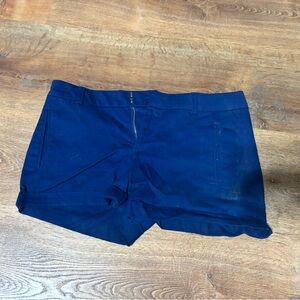 a.n.a Dark Blue Twill Shorts